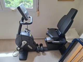 Bicicleta Estática Technogym Reclinada
