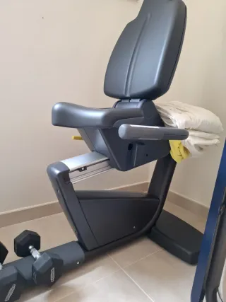 Bicicleta Estática Technogym Reclinada