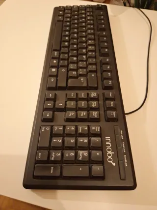 Teclado Innobo Negro Usb máxima compatibilidad