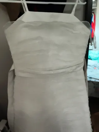 Vestido de comunión blanco14 años 