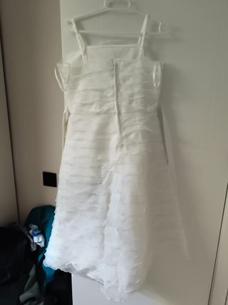 Vestido de comunión blanco14 años 