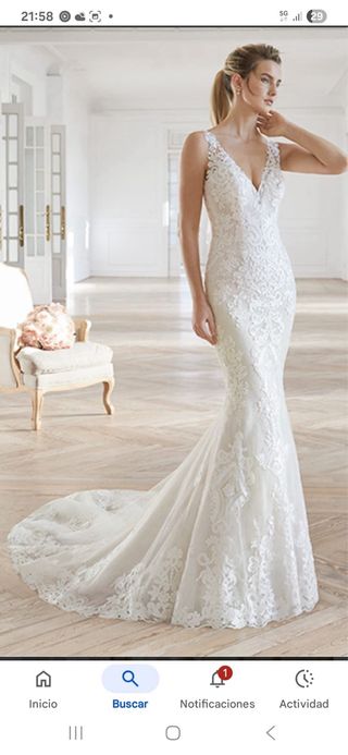 Vestido de Novia Encaje Nuevo