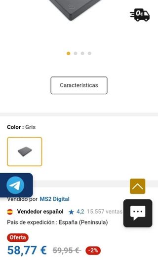 Seagate Basic 1 TB 2.5″ USB 3.0 Disco Duro Externo