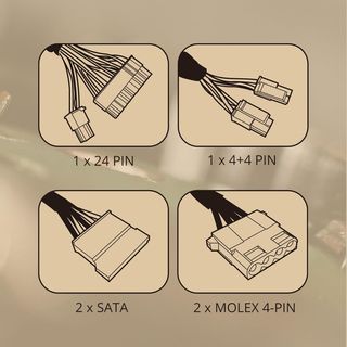 ✨ - TACENS Anima APIII500, Fuente Alimentación PC