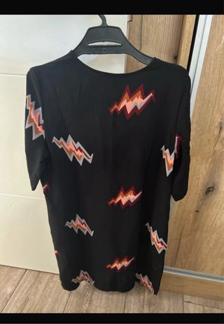 Vestido Bimba y Lola Negro Multicolor