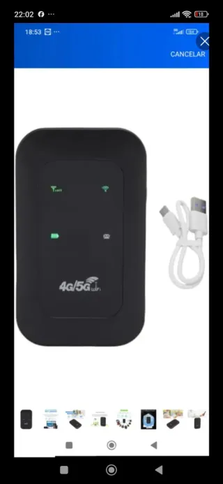 Router 4G/5G Portátil WiFi