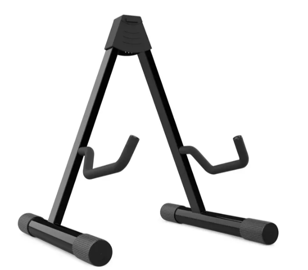 Soporte Guitarra Acústica Plegable Negro