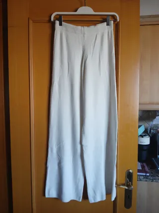 Pantalón ancho blanco