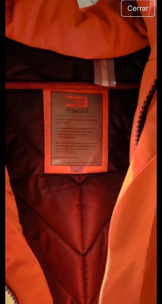 Chaqueta Nieve Jack & Jones Naranja Talla S