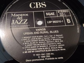 Vinilo Los Blues - Urban and Rural Blues