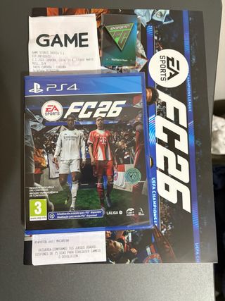 FC 26 PS4 + Póster + Pin + Ticket