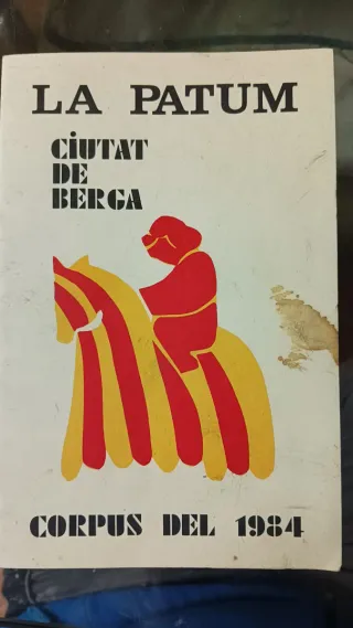Programa La Patum Ciutat de Berga 1984, 1994 y 98