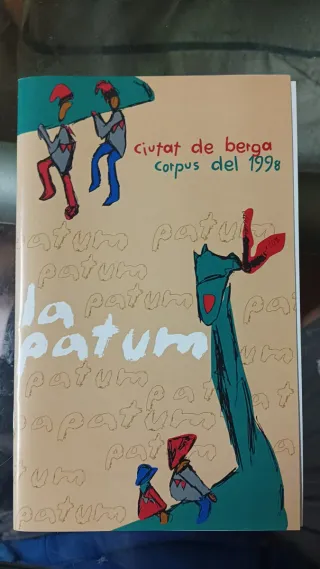Programa La Patum Ciutat de Berga 1984, 1994 y 98