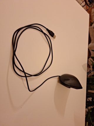 Ratón Ergonómico Vertical USB Negro Laser
