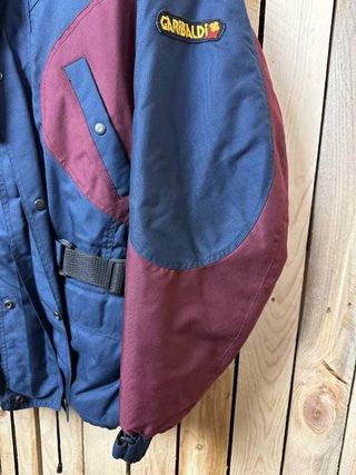 CHAQUETA T-L DE MOTO GARIBALDI AZUL VINTAGE
