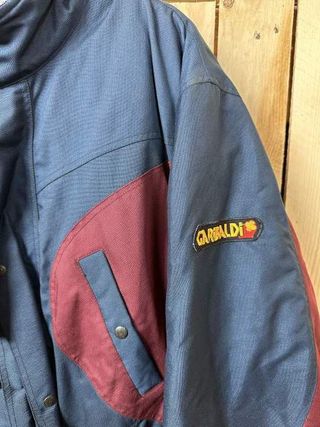 CHAQUETA T-L DE MOTO GARIBALDI AZUL VINTAGE