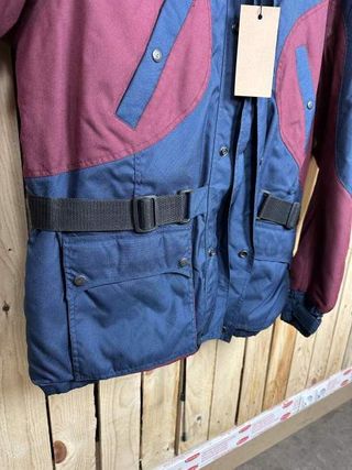CHAQUETA T-L DE MOTO GARIBALDI AZUL VINTAGE