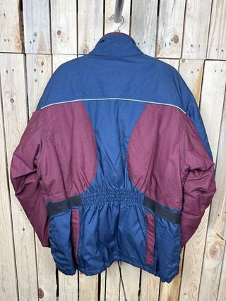 CHAQUETA T-L DE MOTO GARIBALDI AZUL VINTAGE