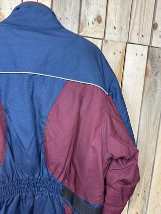 CHAQUETA T-L DE MOTO GARIBALDI AZUL VINTAGE