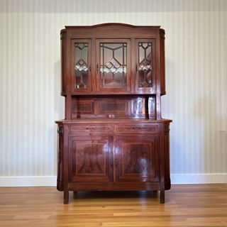 Credenza/Vetrina Vintage Legno Massello