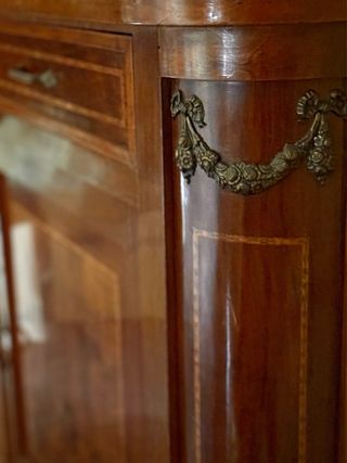 Credenza/Vetrina Vintage Legno Massello