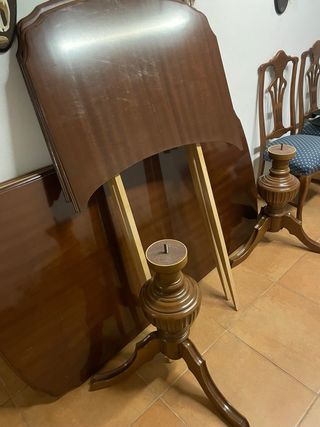 Juego de 6 sillas y mesa comedor