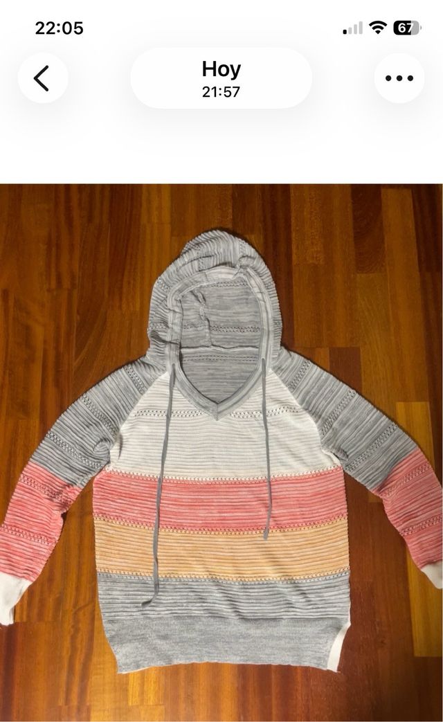 Jersey de hilo con rayas