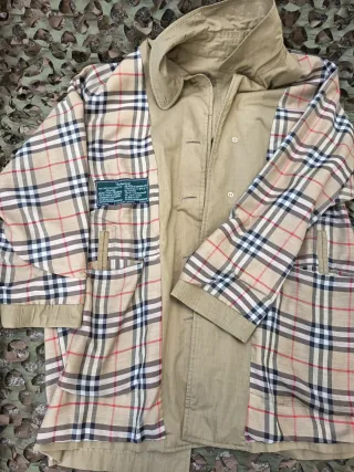 Gabardina Burberry Prorsum Vintage 90s 
