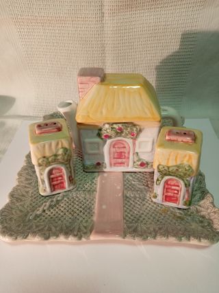 Set cucina ceramica casa fiabesca