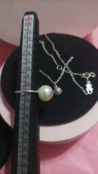 Conjunto Tous Plata y Perla