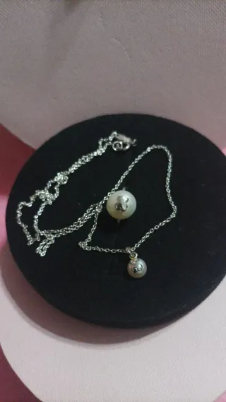 Conjunto Tous Plata y Perla