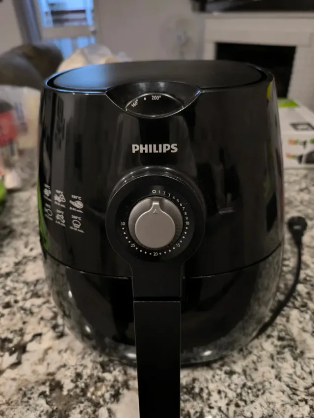 Freidora de Aire Philips Negra