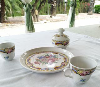 Juego de café Limoges porcelana