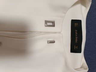 Chaqueta Zara Blanca Talla L