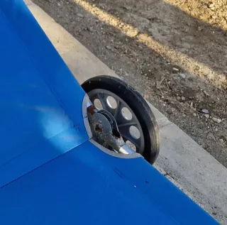 Tumbona y Carrito Playa Azul