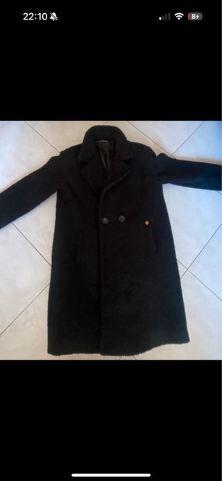 Cappotto Teddy Nero