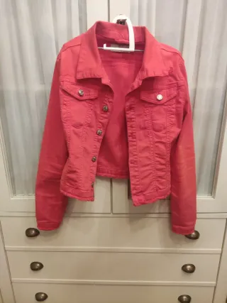 Cazadora vaquera BSB roja T S