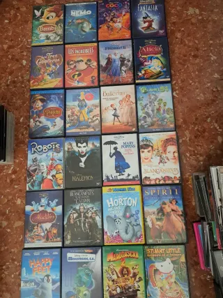 Películas DVD Disney y Pixar