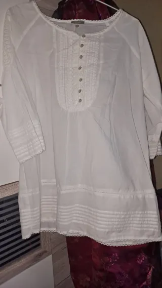 Camisa Baturra Blanca Talla Única