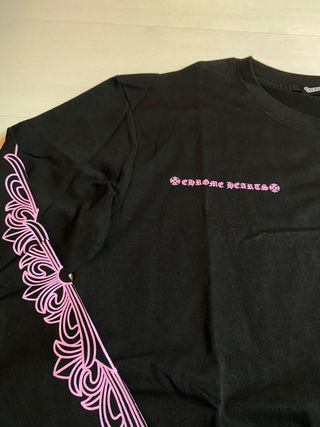 Chrome Hearts Camiseta Manga Larga Negra
