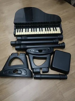 Piano de cola infantil negro