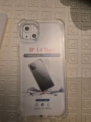 Funda iPhone 14 Max Transparente Anti-caídas