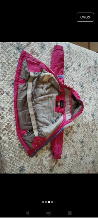 Giacca sci bambina 3-4 anni