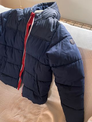 Abrigo acolchado azul niño Talla 14 años