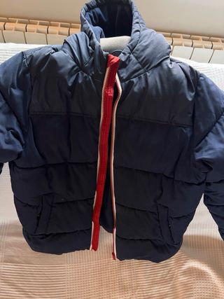 Abrigo acolchado azul niño Talla 14 años