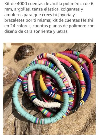 kit  para haser pulseras manualidades 