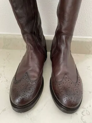 Stivali eleganti donna marrone Tg. 37 Frau