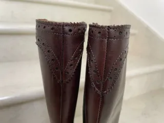 Stivali eleganti donna marrone Tg. 37 Frau