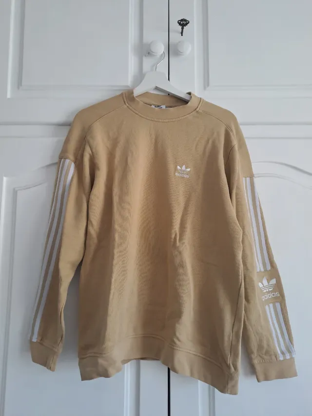 Sudadera Adidas Unisex Beige