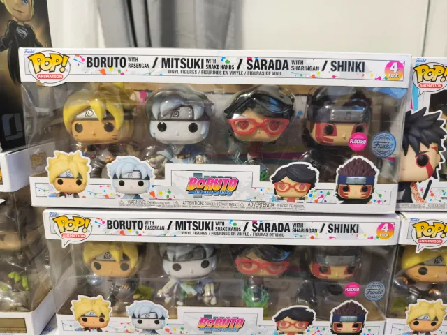 Lote Funko Pop! Naruto, Indiana Jones y Superman